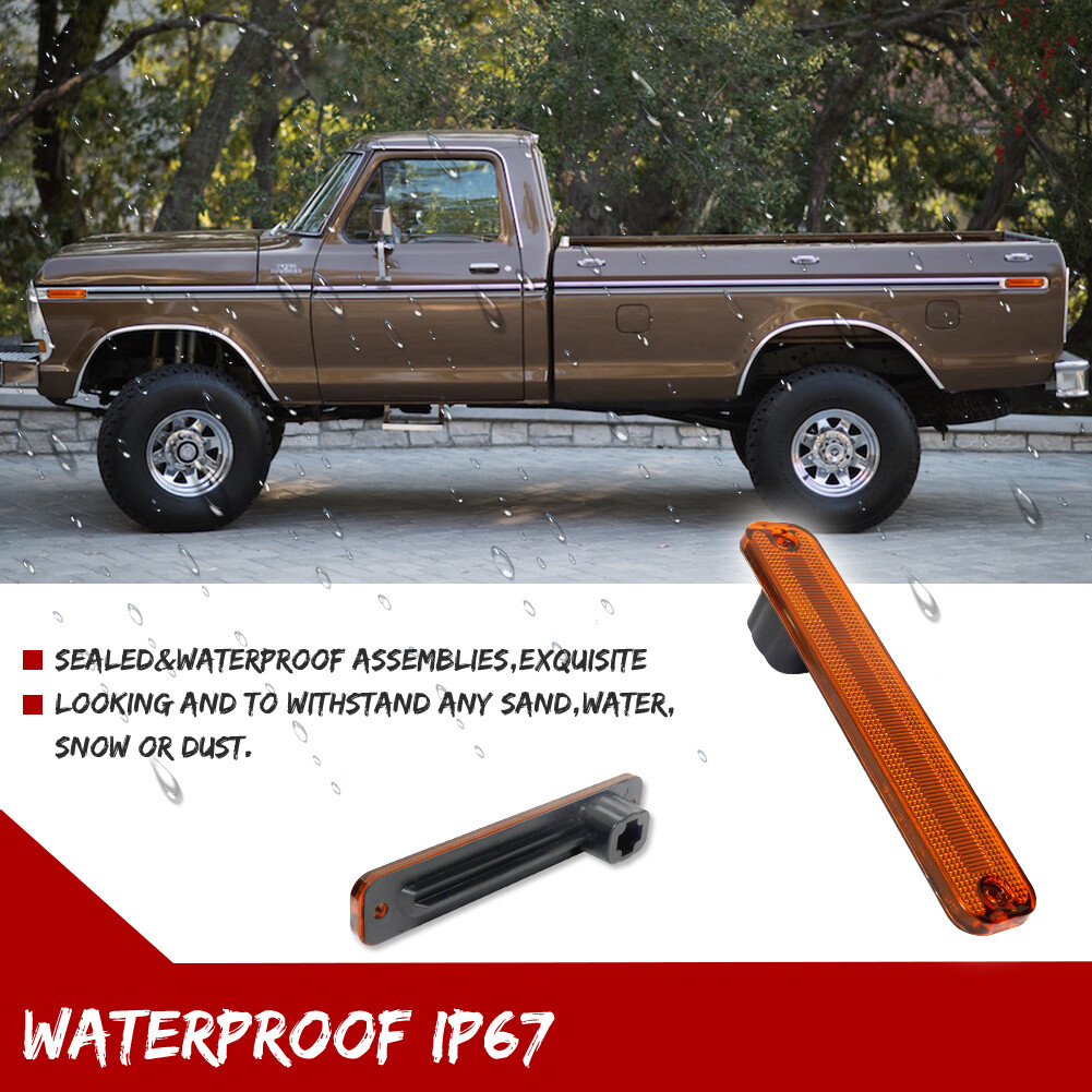 6Pcs Tail Light & Side Fender Kit For FORD F-150 F150 F250 Truck Bronco 78-79