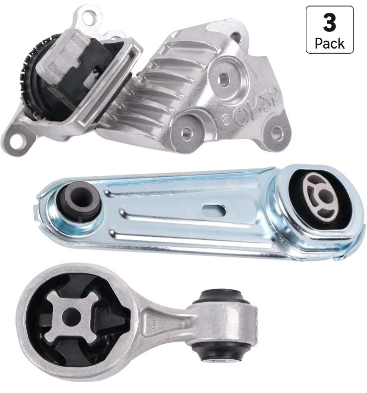 Motor Mounts 3 pcs fits 2014 2015 2016 2017 2018 2019 2020 Nissan Rogue L4 2.5L
