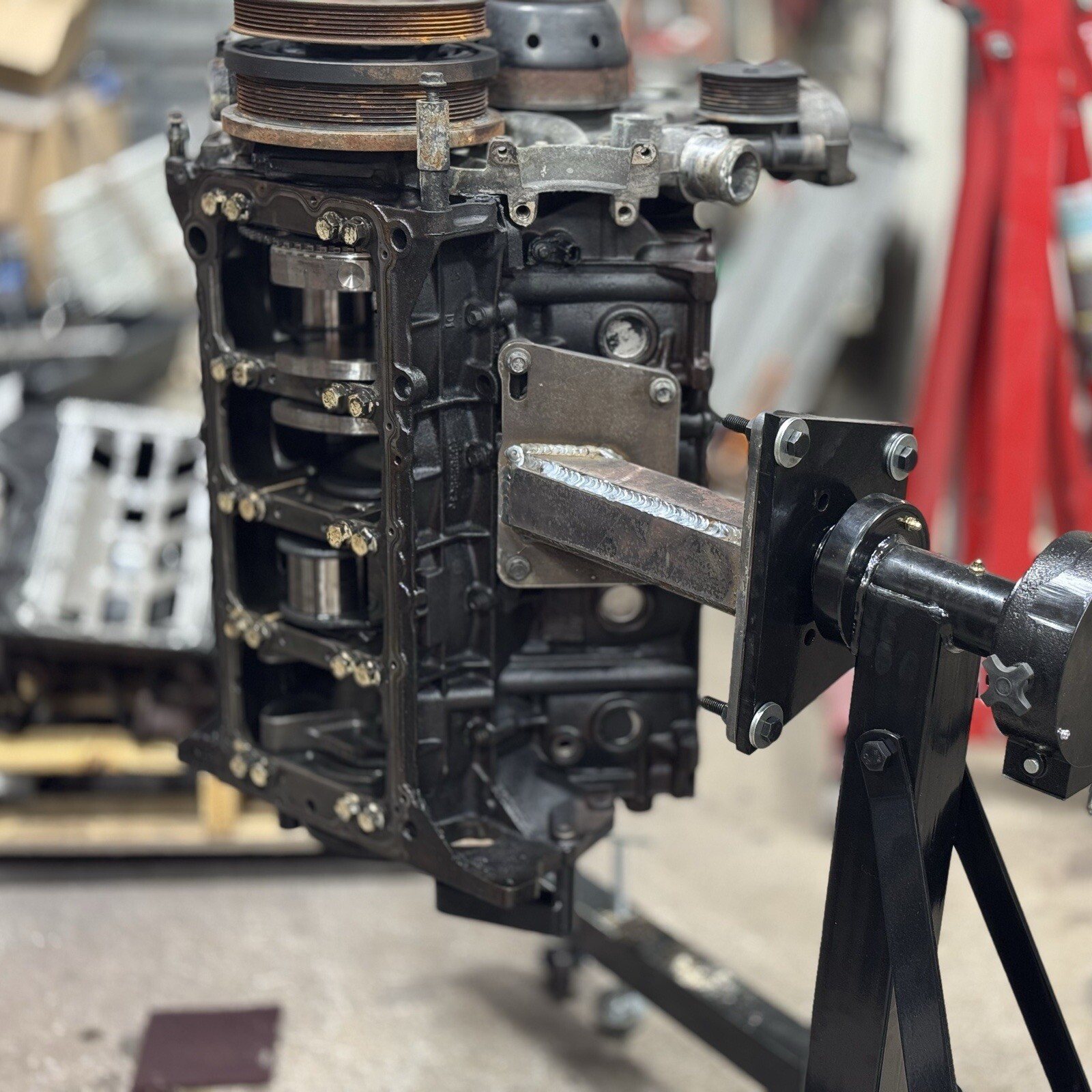 6.0/6.4 Powerstroke Engine Stand Adaptor