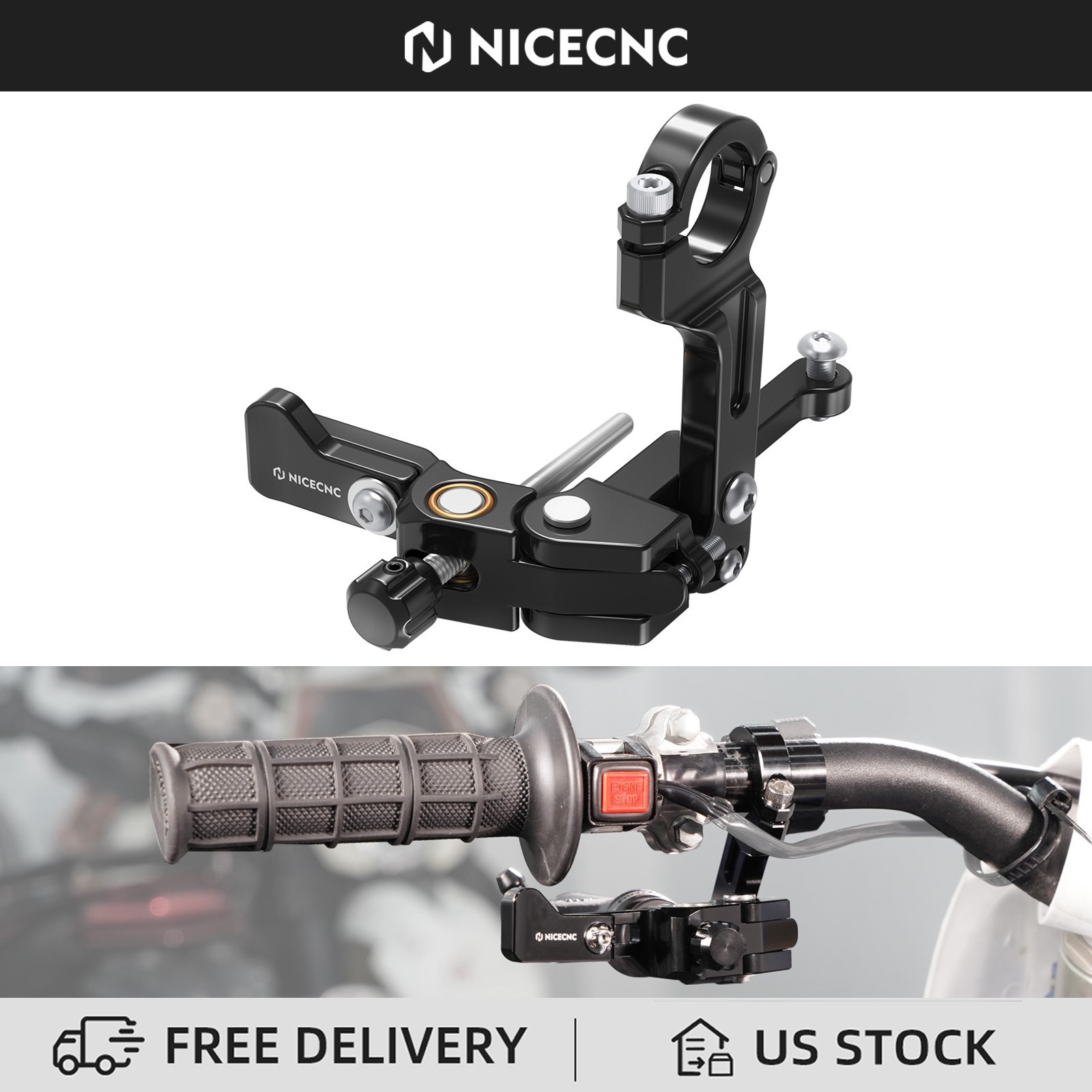 NICECNC Left Thumb Brake Assembly For KTM EXC SX XC F XC-W XCF-W 125 250 300-530