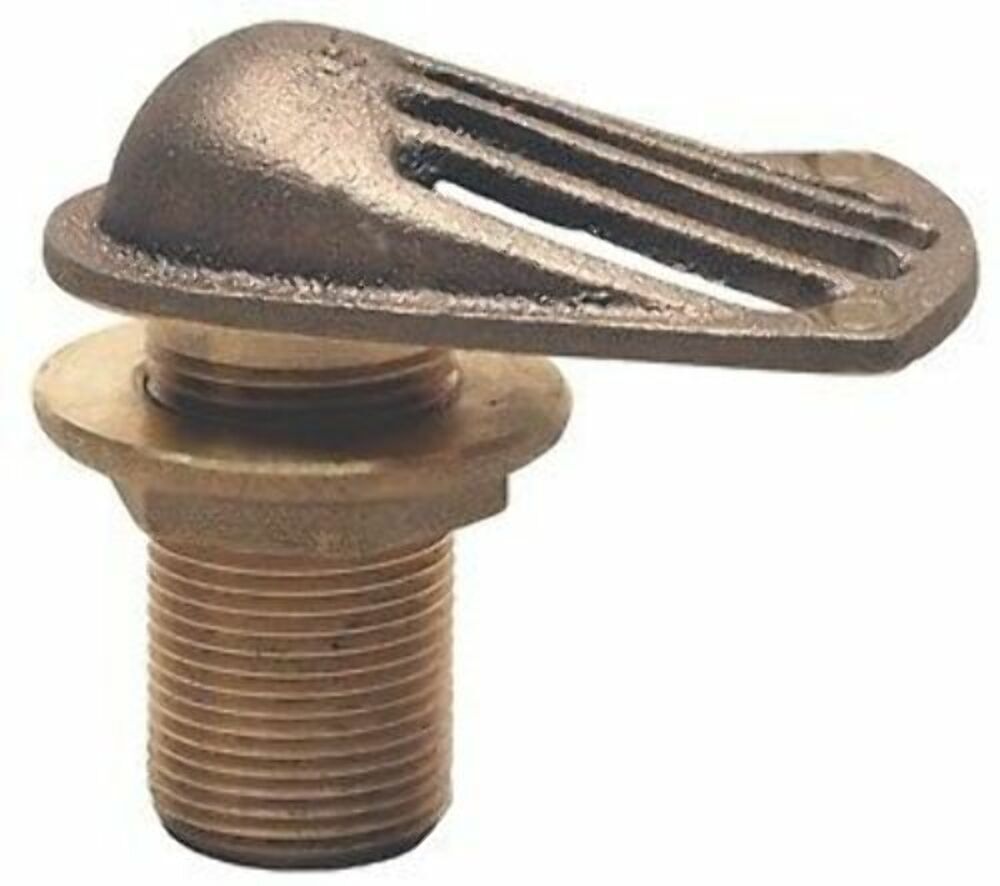 Groco Bronze Raw Water Intake Strainer 3/4″ Scoop Thru-Hull Boat Pump STH750W