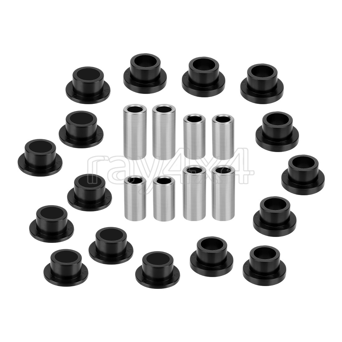 Front Rear Shock Bushing Sleeve Upper & Lower for Polaris Ranger 900 2013-2019