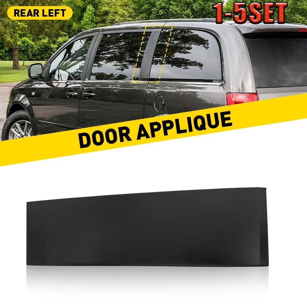 Front Left Door Applique Pillar Molding Trim Fit 08-20 Dodge Grand Caravan1-5x