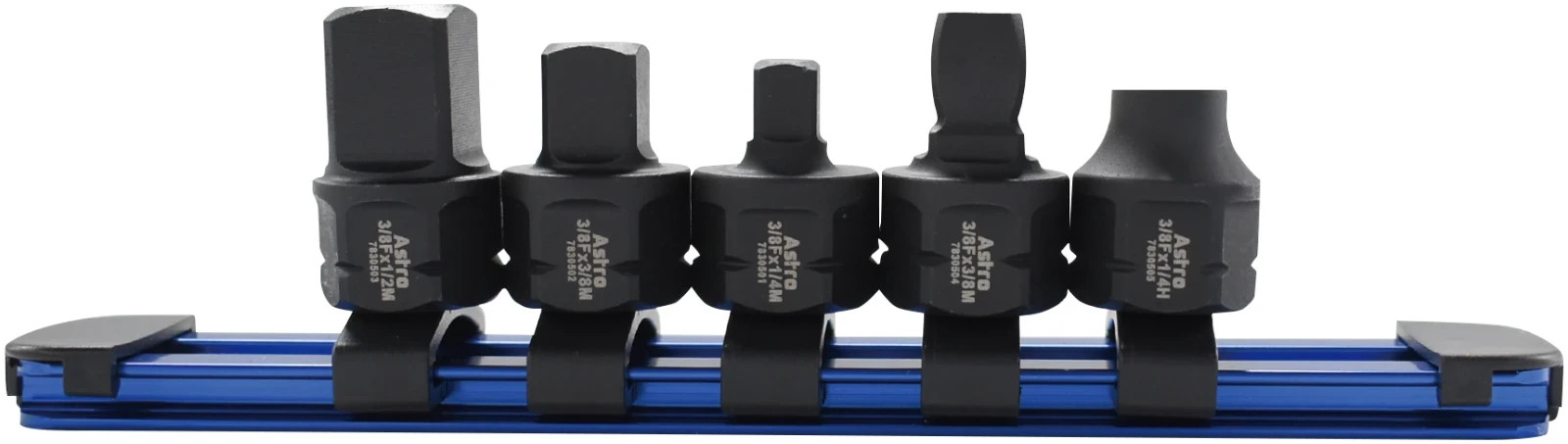 Astro Pneumatic 78305 Nano Drive Size Adapter Set 3/8″ 5pc
