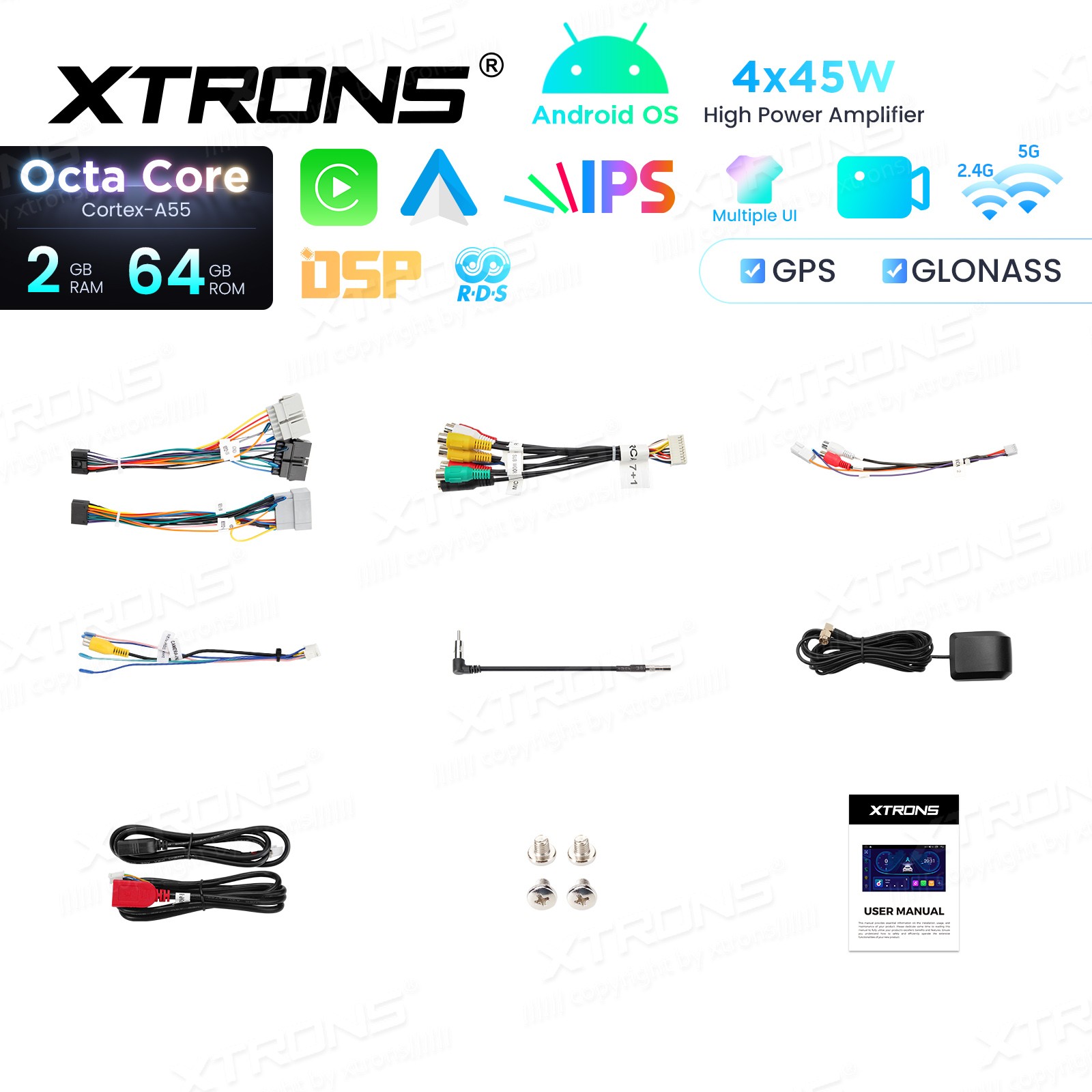 XTRONS Android 32GB Car Radio Navigation Stereo HeadUnit For Jeep Dodge Chrysler