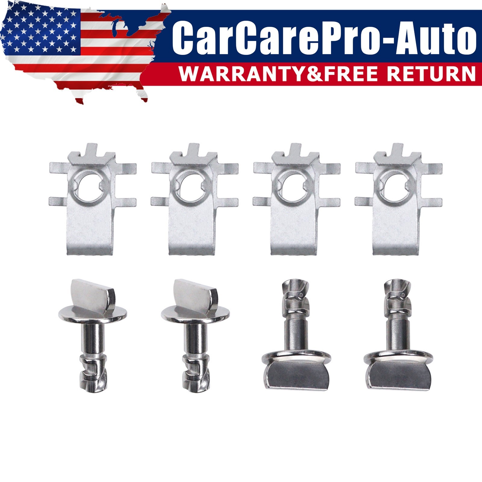For FORD F-150 EDGE EXPLORER LINCOLN 4X ENGINE SHIELD COVER THUMB PINS & 4 NUTS