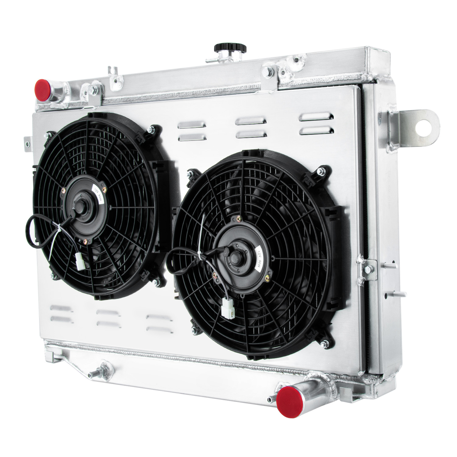 3 Row Radiator Shroud Fan Fit 1998-2007 2006 Toyota Landcruiser Lexus LX470 4.7L