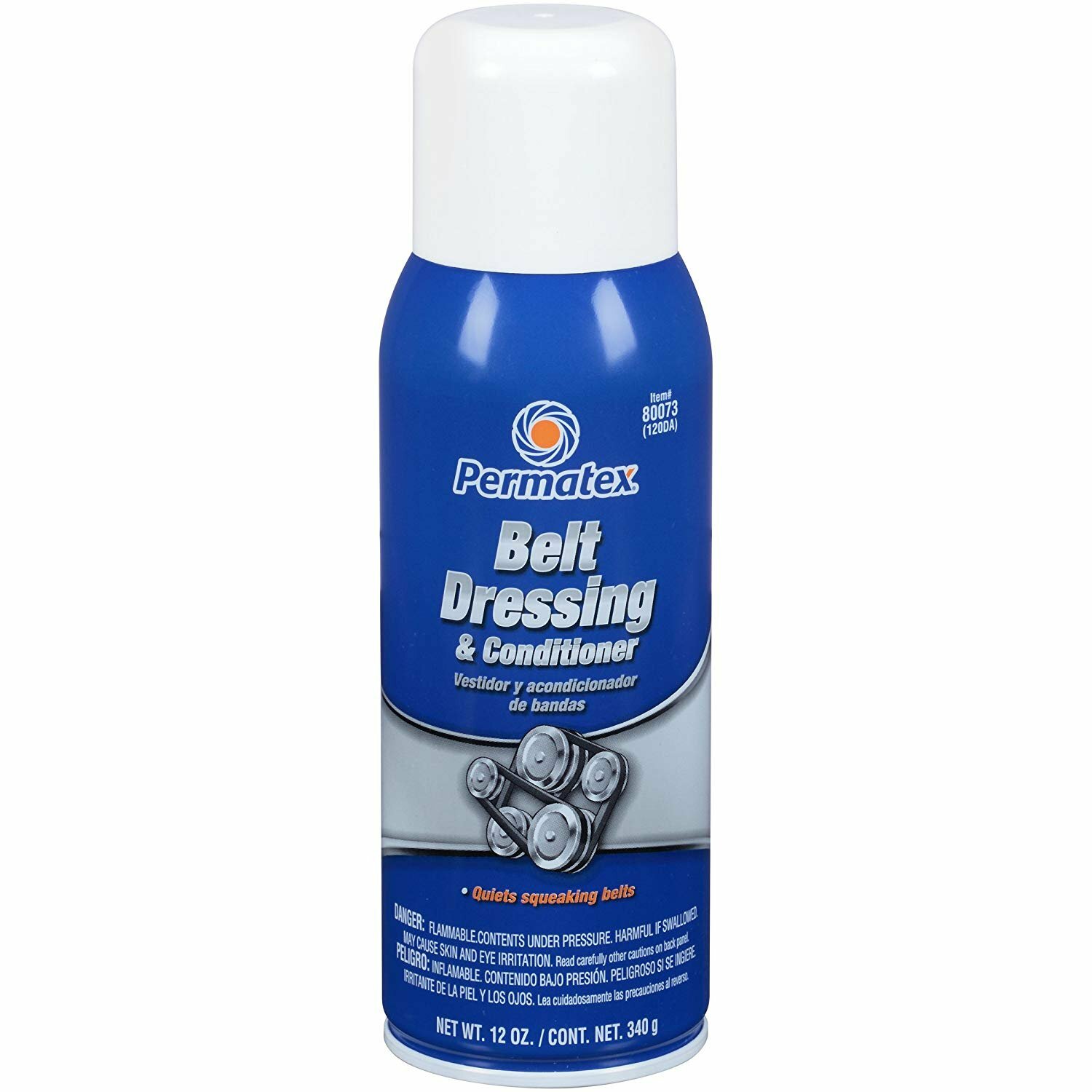 Permatex 80074-12PK Belt Dressing and Conditioner, 5 oz. net Aerosol Can…