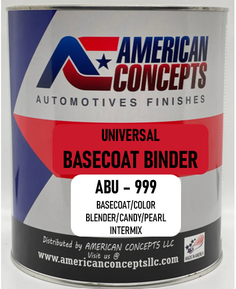 ABU – 999 UNIVERSAL BASECOAT BINDER/COLOR BLENDER/CANDY/PEARL, Automotive GALLON