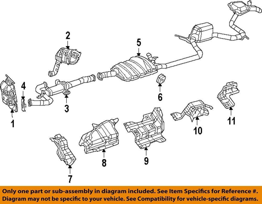 CHRYSLER OEM 90-23 200 Exhaust Components-Center Bracket Isolator 4578340AA
