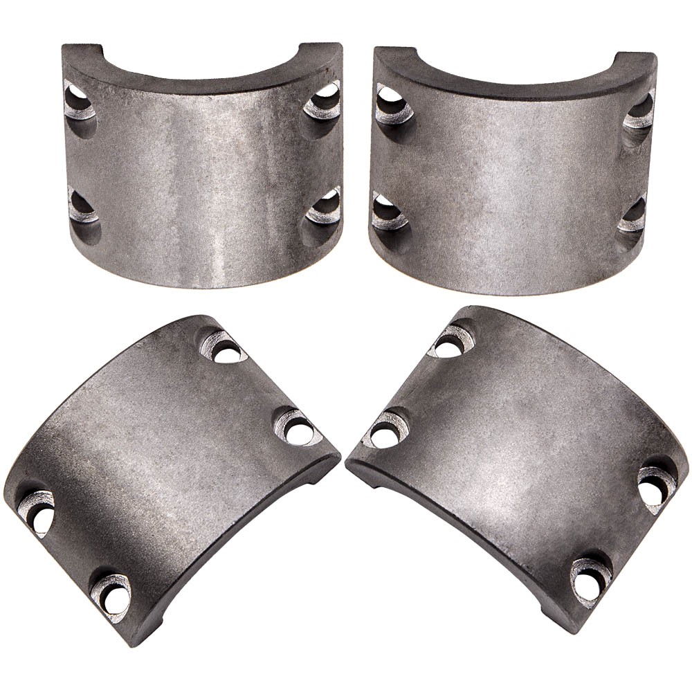 4pcs 1.75″ Steel Tube Clamps Bolt on / Clamp On Weldable Roll Cage Mounts HD New