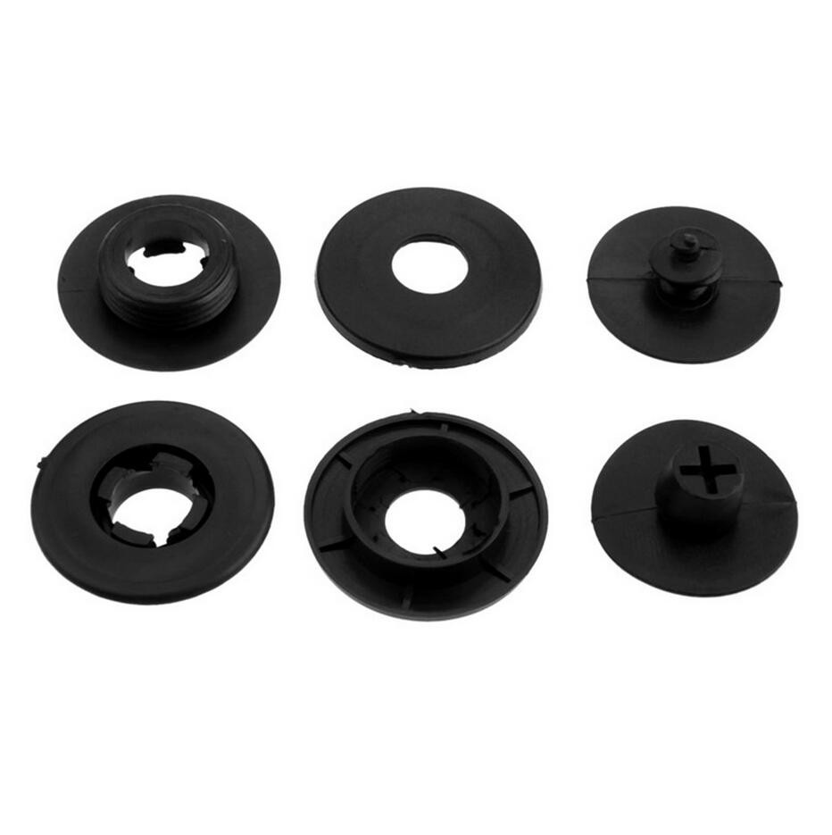 20X Black Universal Car Floor Mat Clips Carpet Fixing Clamp Fastener Rivet