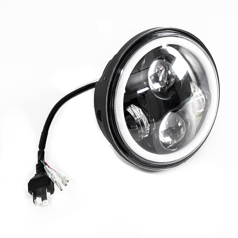 5.75″ LED Headlight Projector Fit For Harley Davidson Sportster XL 1200/883 US