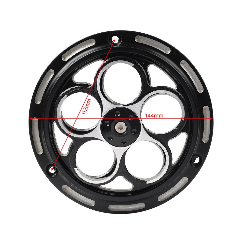 Red Rotating Cooling Cover Engine Radiator Guard For Vespa Sprint Primavera 150