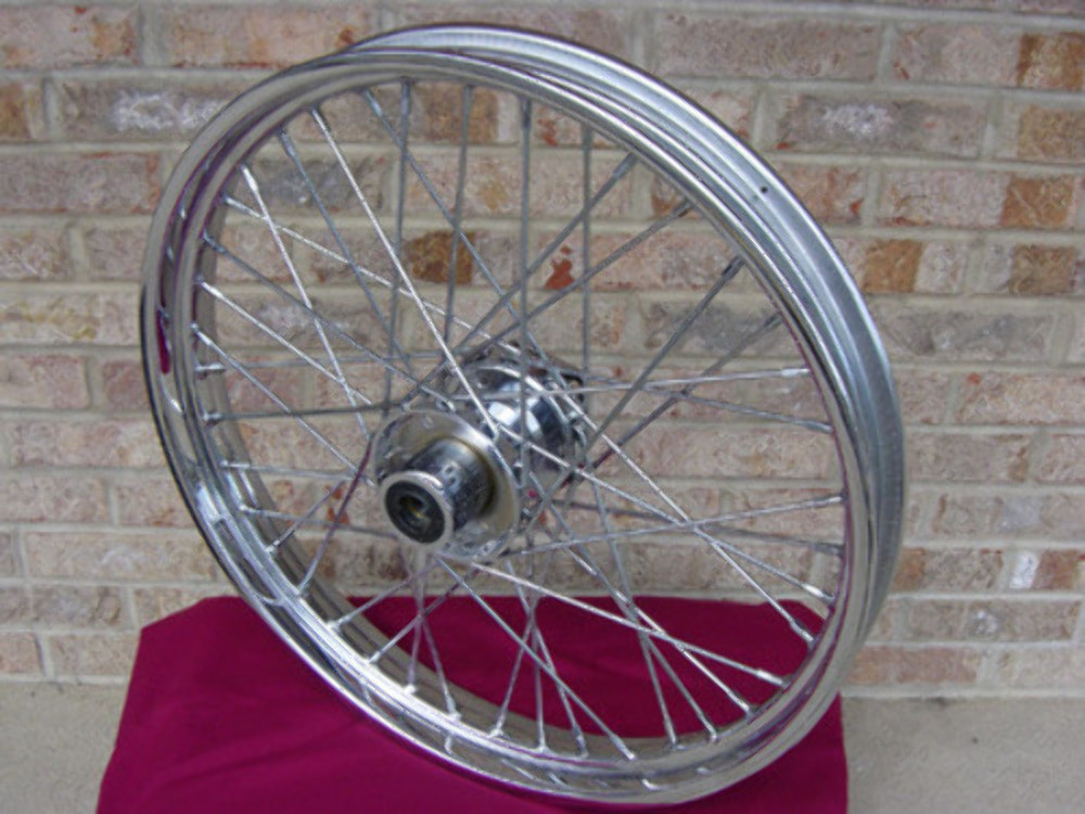 21X2.15″ 40 SPOKE CUSTOM FRONT WHEEL PARTS 4 HARLEY FXST SOFTAIL 84-99