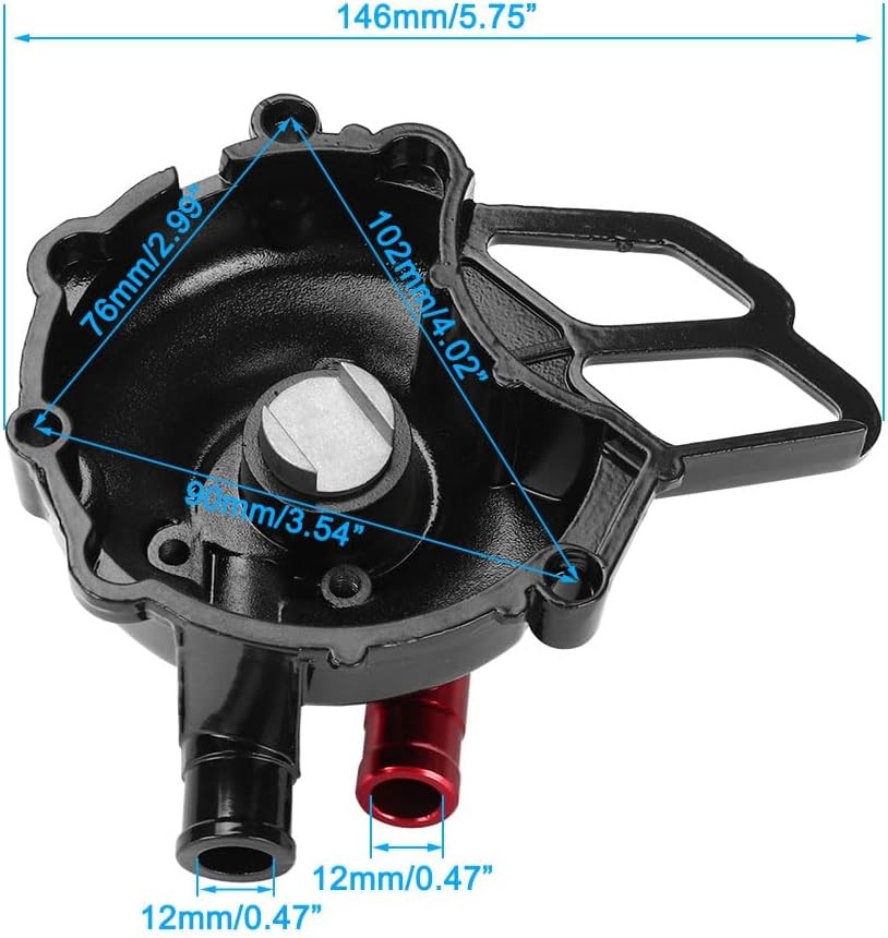 Water Pump Cover CNC Aluminum Alloy Motorcycle Kit for KTM 50 SX 2006-08 Pro…