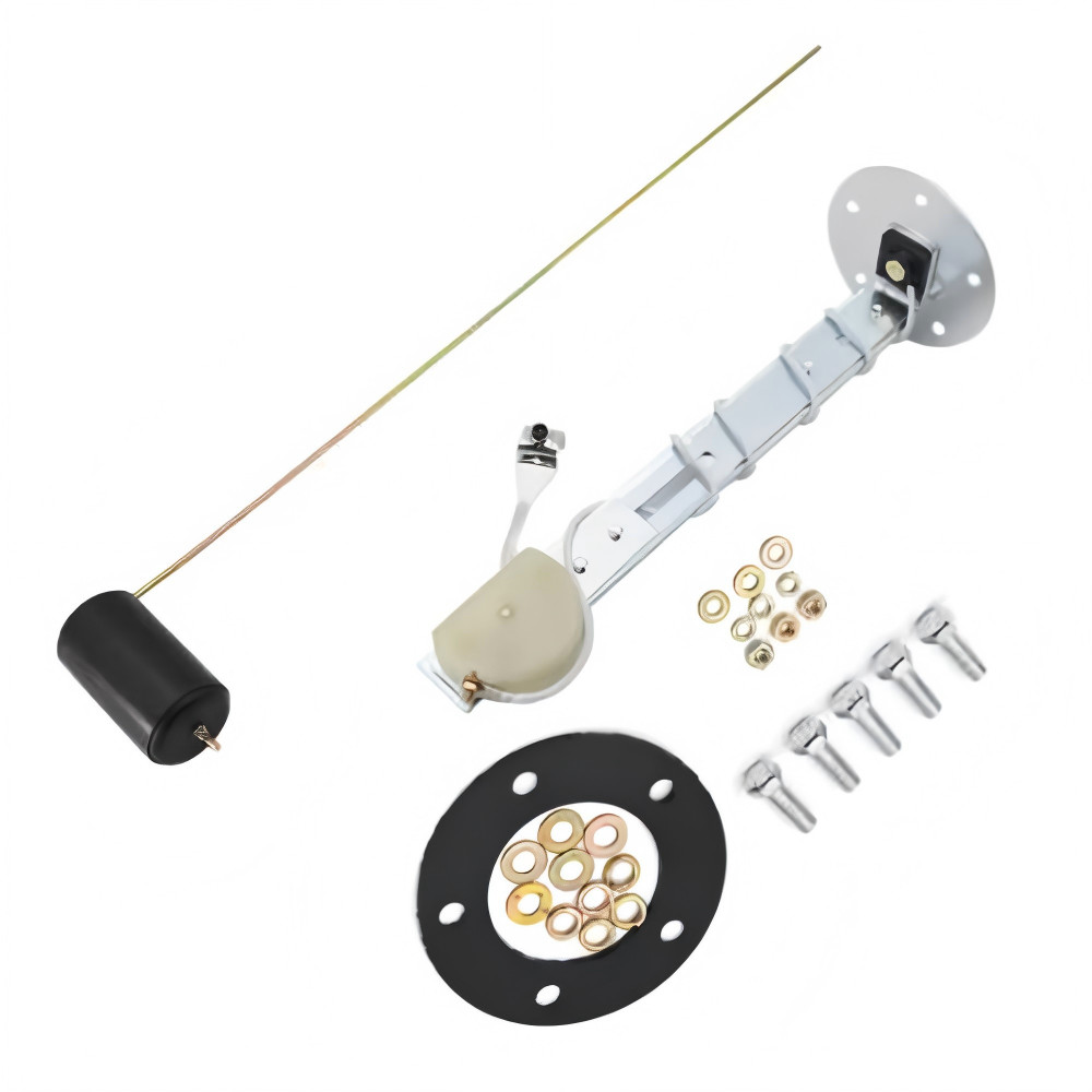 Universal 2″ 52mm Fuel Level Gauge Kit W/ Fuel Float Sensor E-1/2-F Pointer 12V