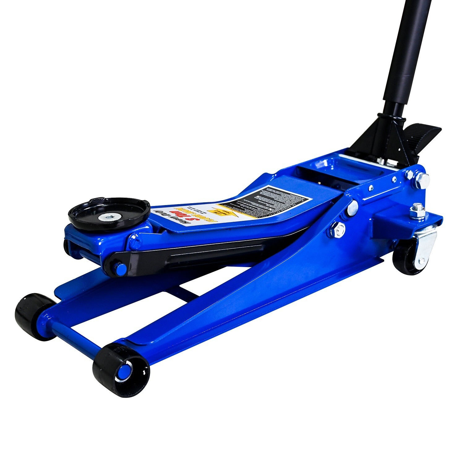 3 Tons Heavy Duty Hydraulic Steel Car Floor Jack Low Profile Dual Piston