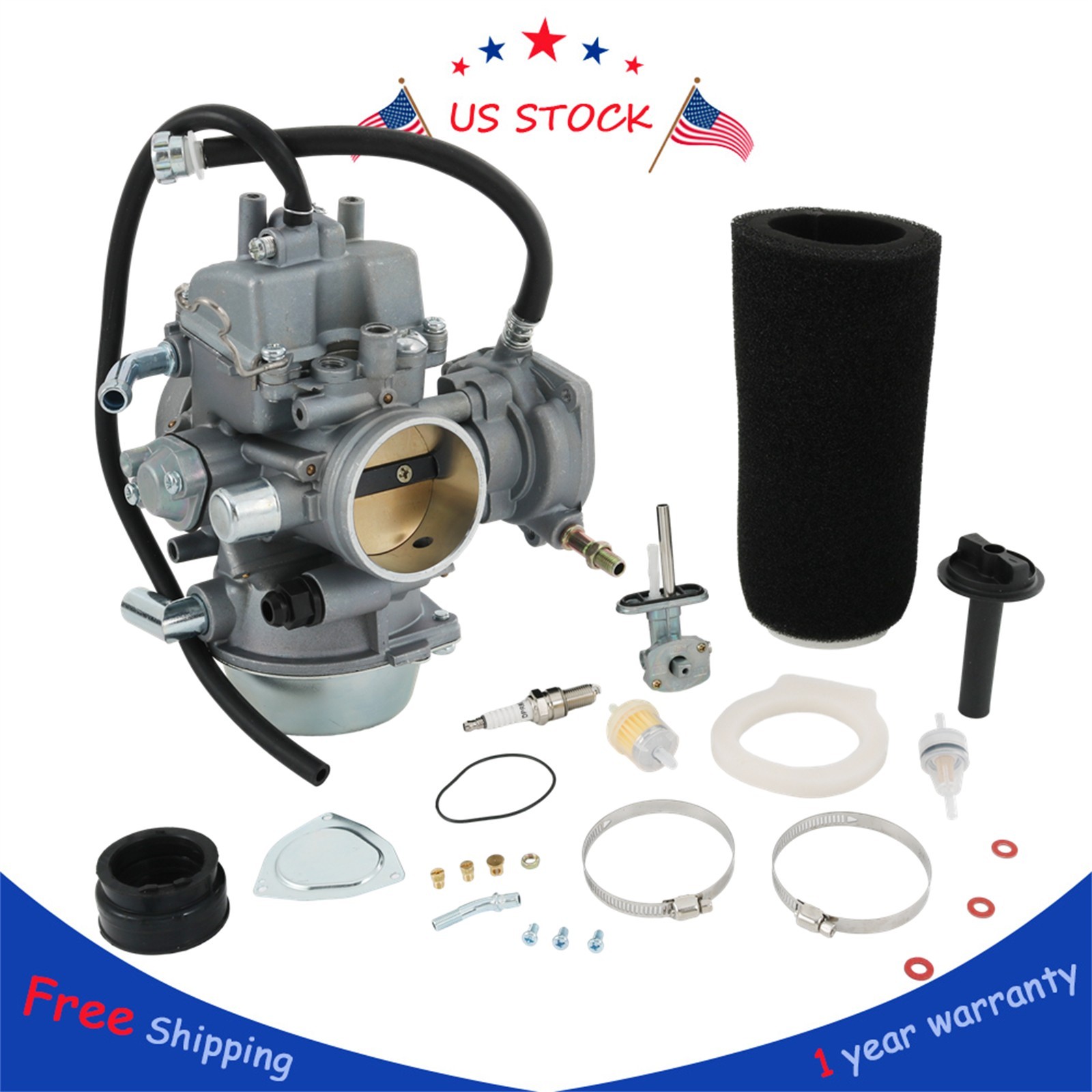 Carburetor Carb For 2002 2003 2004 2005 2006 2007 2008 Yamaha Grizzly 660 YFM660