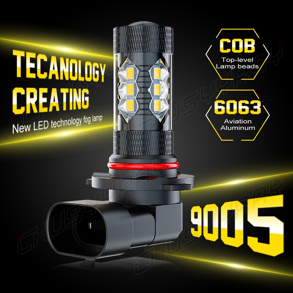 For Ford F150 2015 206 2017 2018 Pair 9145 LED Fog Lights Bulbs 4500K Yellow