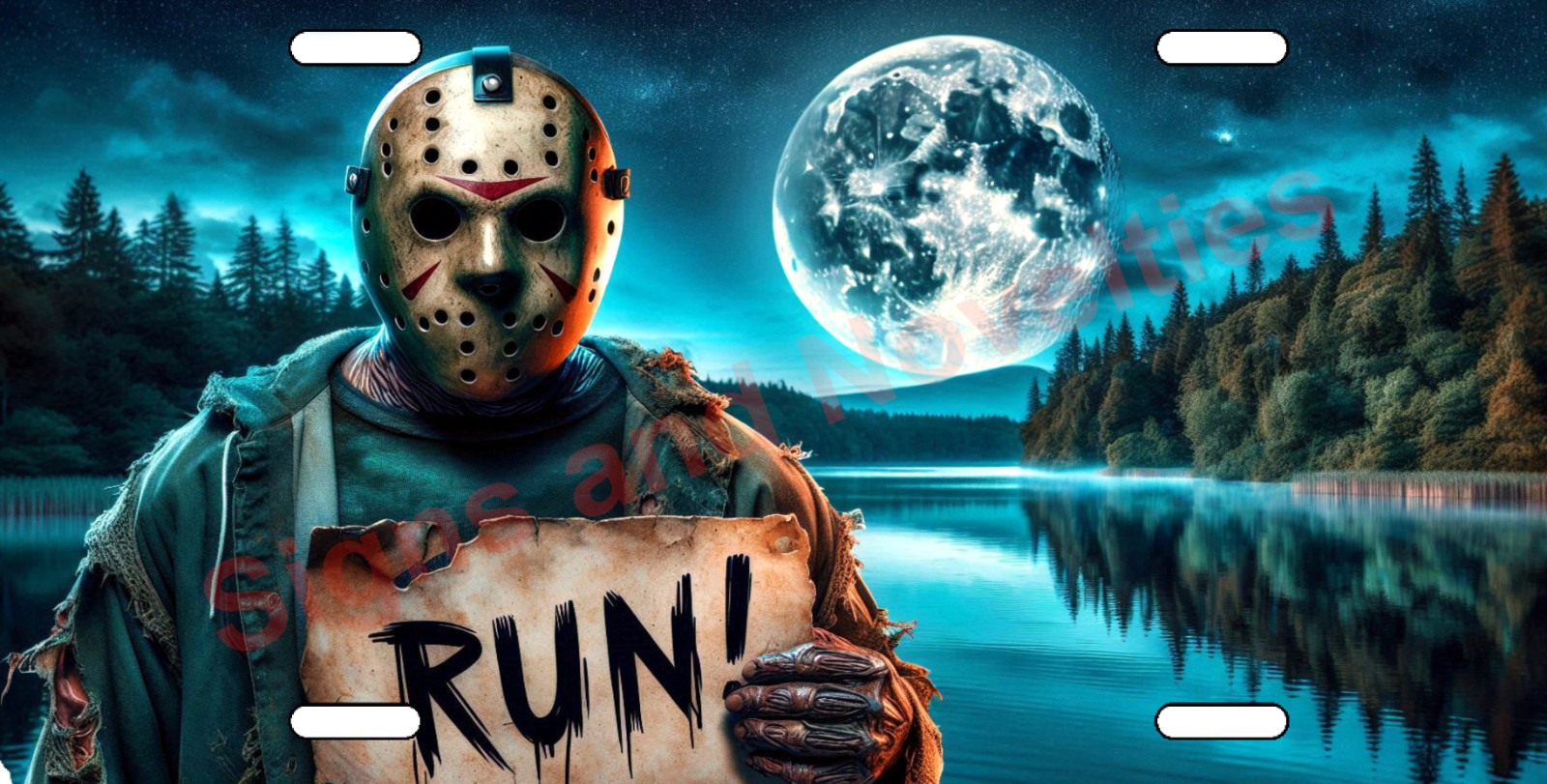 HALLOWEEN HORROR Movie Characters Custom License Plate-Michael Myers