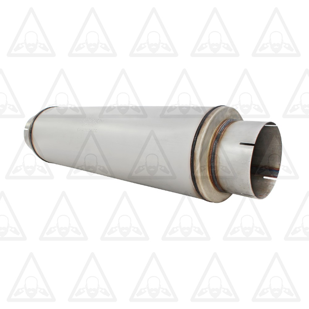 Performance Diesel Muffler 4″ inlet / outlet 24″ body with Band Clamps