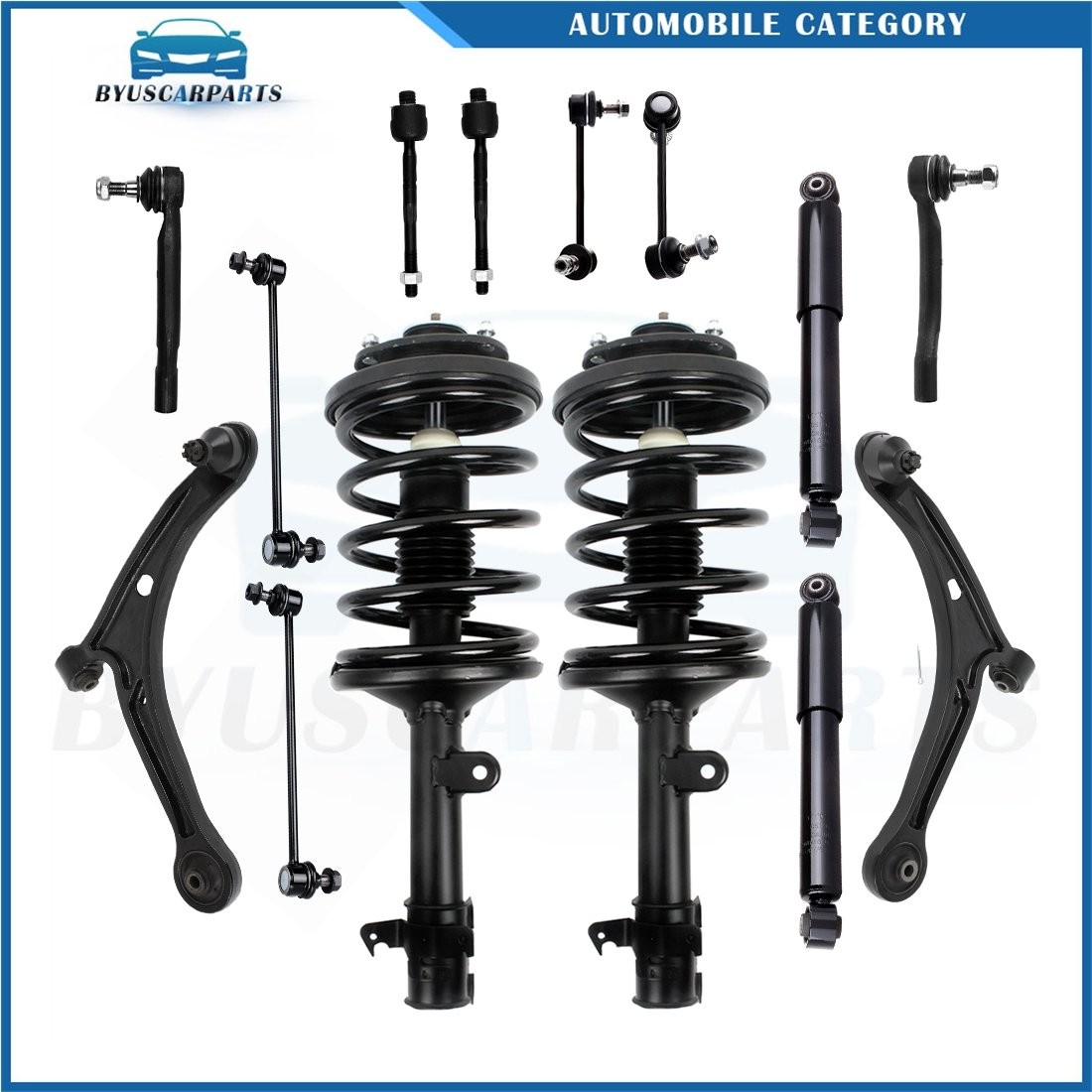 Rear Shock Sway Bar Tie Rod Control Arm For 2006-2008 Honda Pilot Front Strut