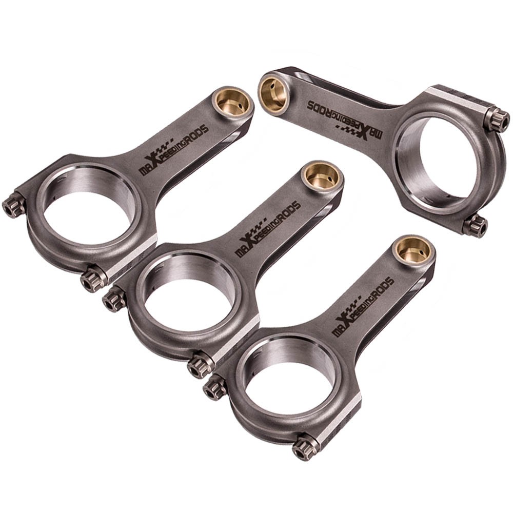 4PCS Forged H-Beam Connecting Rods for Subaru Impreza STI EJ20 EJ25 2.0L 2.5L