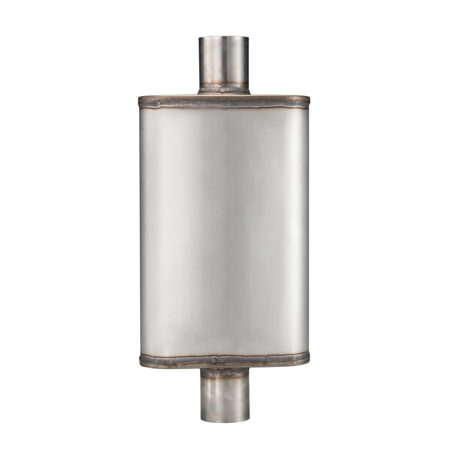 Muffler 2.5″ Center In / 2.5″ Center Out Moderate Sound Original Color