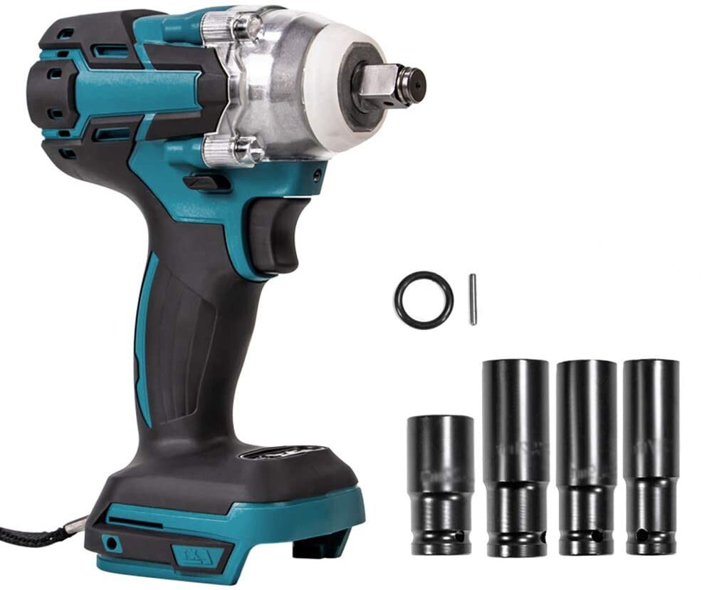 1/2″ 520NM Brushless Impact Wrench Cordless Drill Driver Tool For Makita Battery