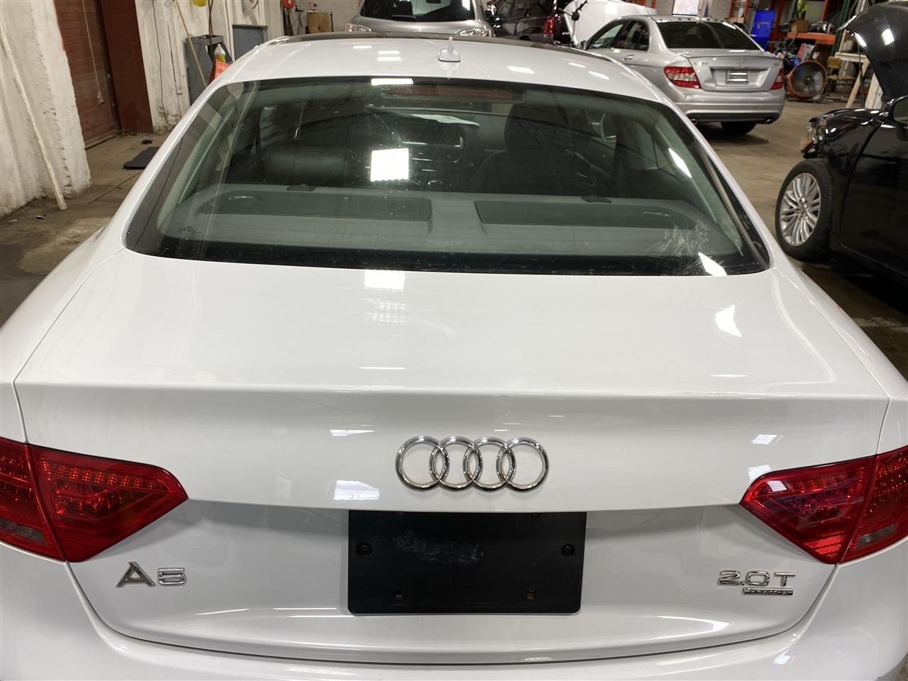TRUNK LID Audi A5 S5 08 09 10 11 12 13 14 15 16 17 White 1451074