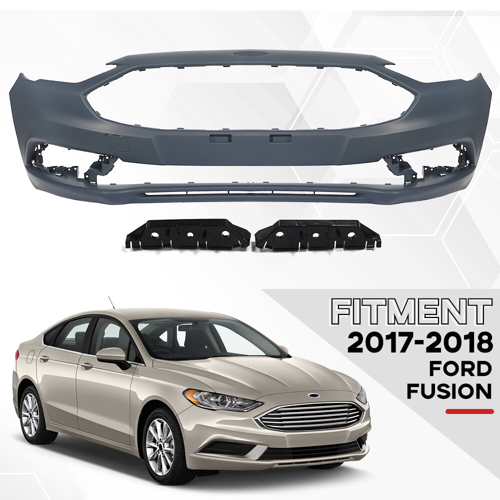 New Front Bumper Cover Fit 2017 2018 Ford Fusion OEM HS7Z-17D957-AAPTM /-APTM