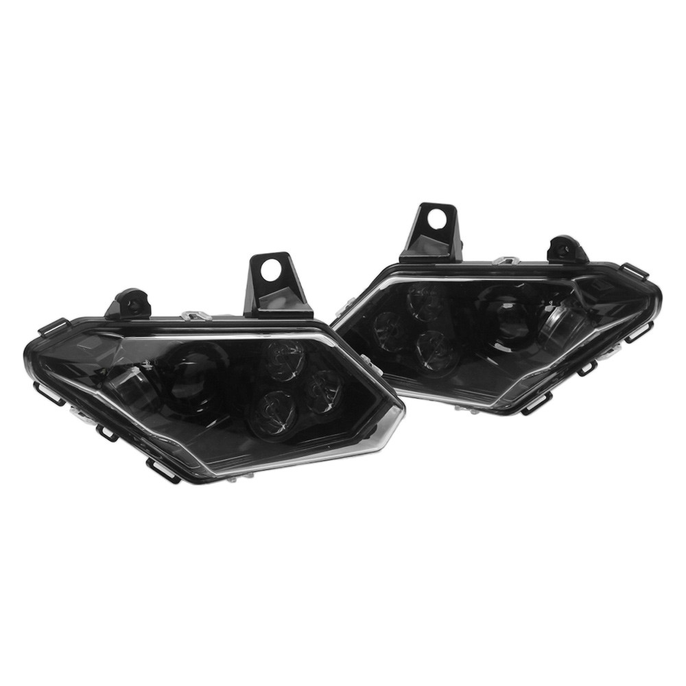 1Pair LED Headlight Headlamp Assembly for Can Am Maverick X3 XDS XRS Max Turbo R