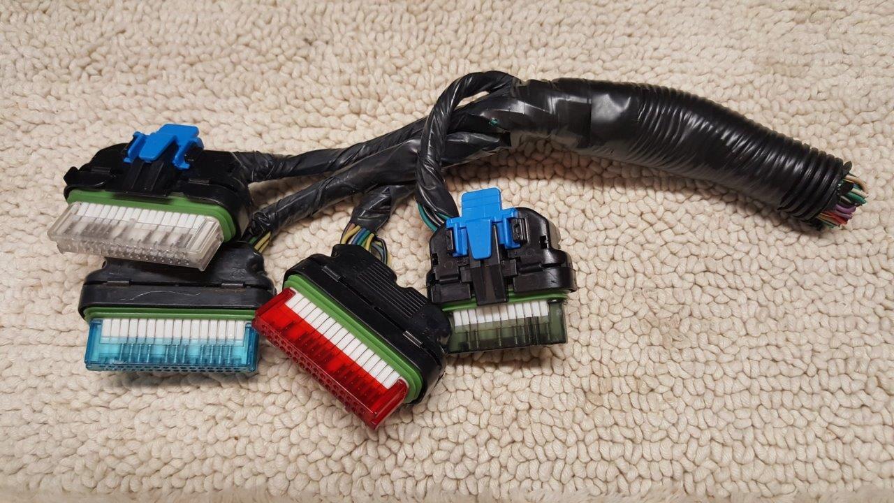 1998-2000 GMC SONOMA PICKUP TRUCK ECM WIRING PIGTAILS FOR ECM 16263494