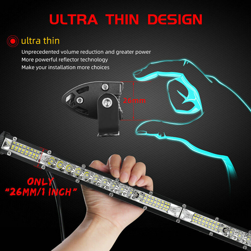 2x 12″inch 450W LED Light Bar Combo+4x 4″in Pods Kit For Jeep For Truck SUV ATV