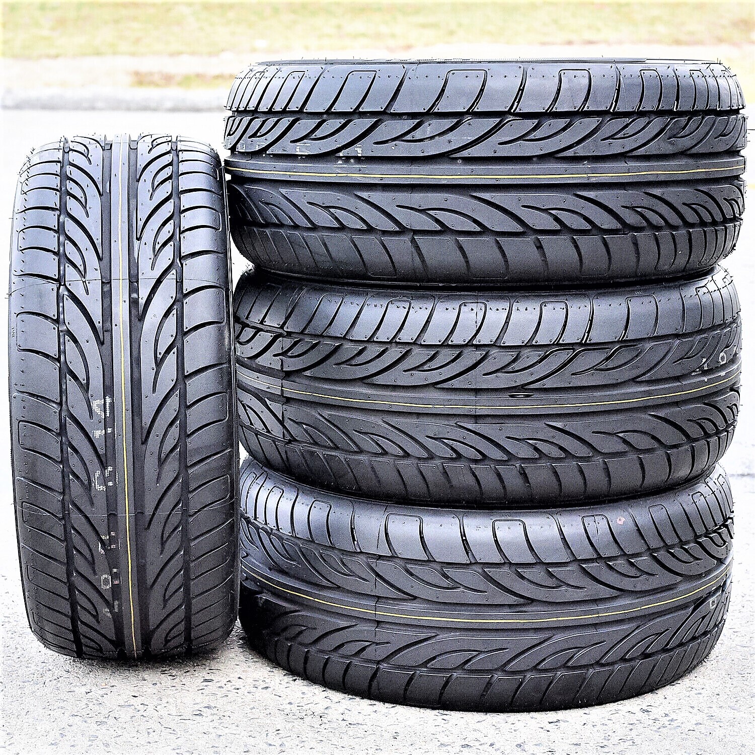 4 Tires Forceum Hena Steel Belted 195/50R15 82V High Performance