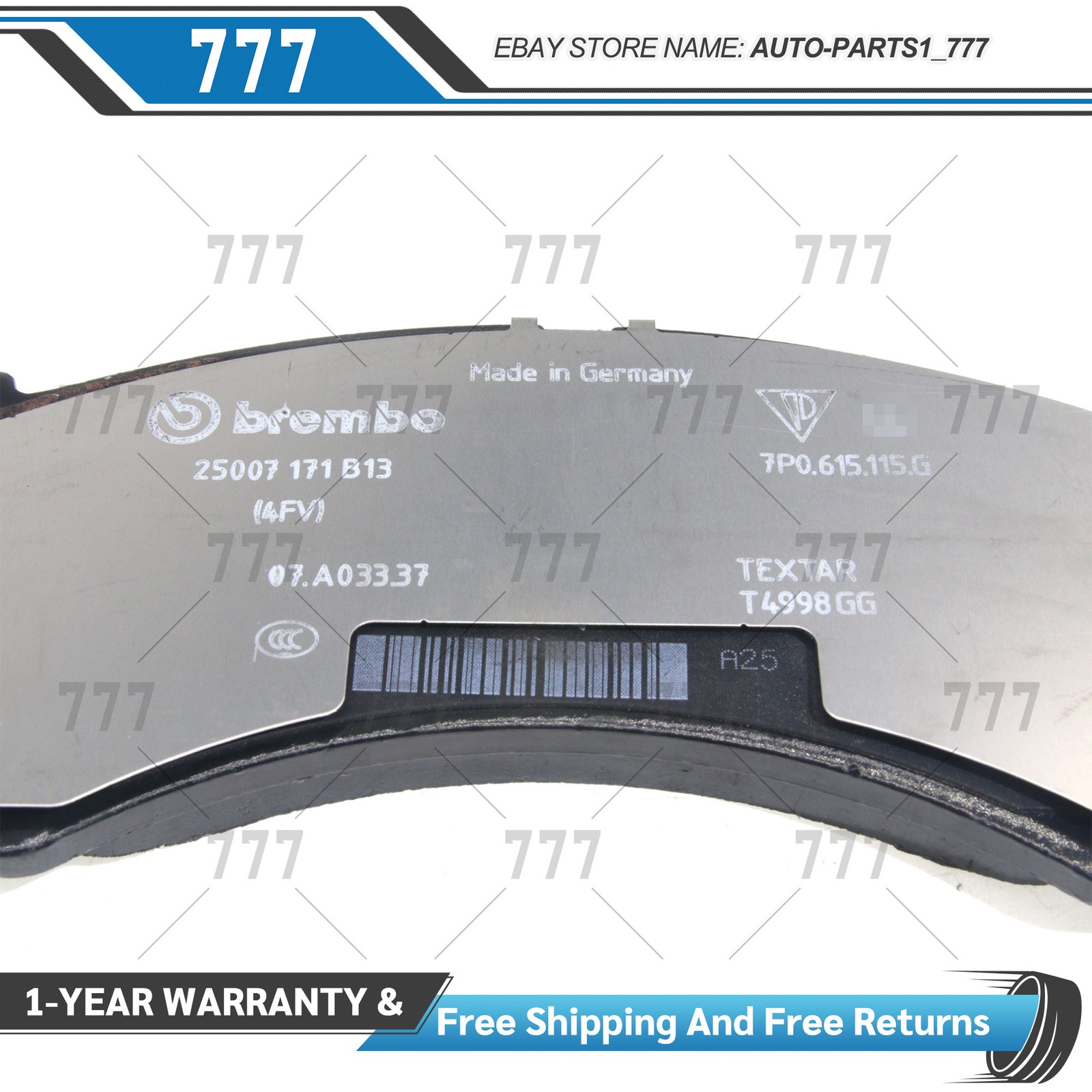 OEM NEW PAA698151 Brake Pad Set Porsche Panamera Cayenne Macan