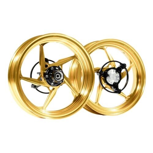MOS GR05 Forged Aluminum Alloy Wheels for Yamaha Zuma 125 2022-2025 Light Gold