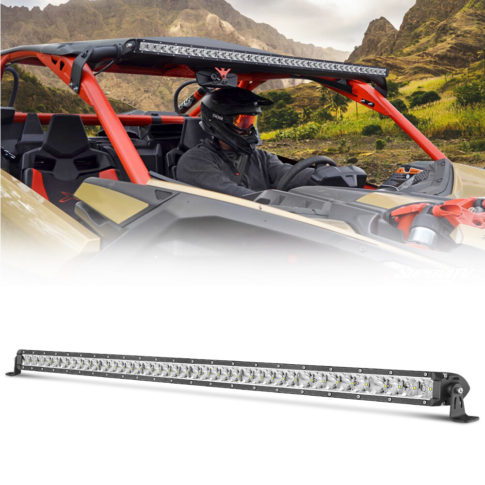 For Polaris Ranger XPS 40inch Slim LED Work Light Bar Combo Driving Offroad 4WD