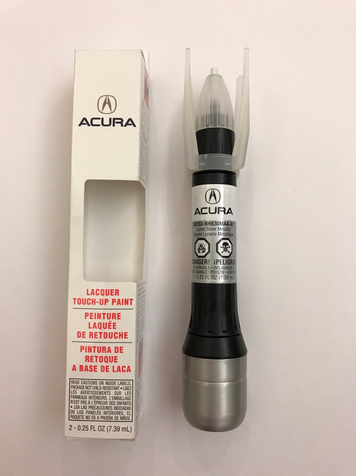 Genuine OEM Honda Acura Touch Up Paint NH-830M Lunar Silver Metallic