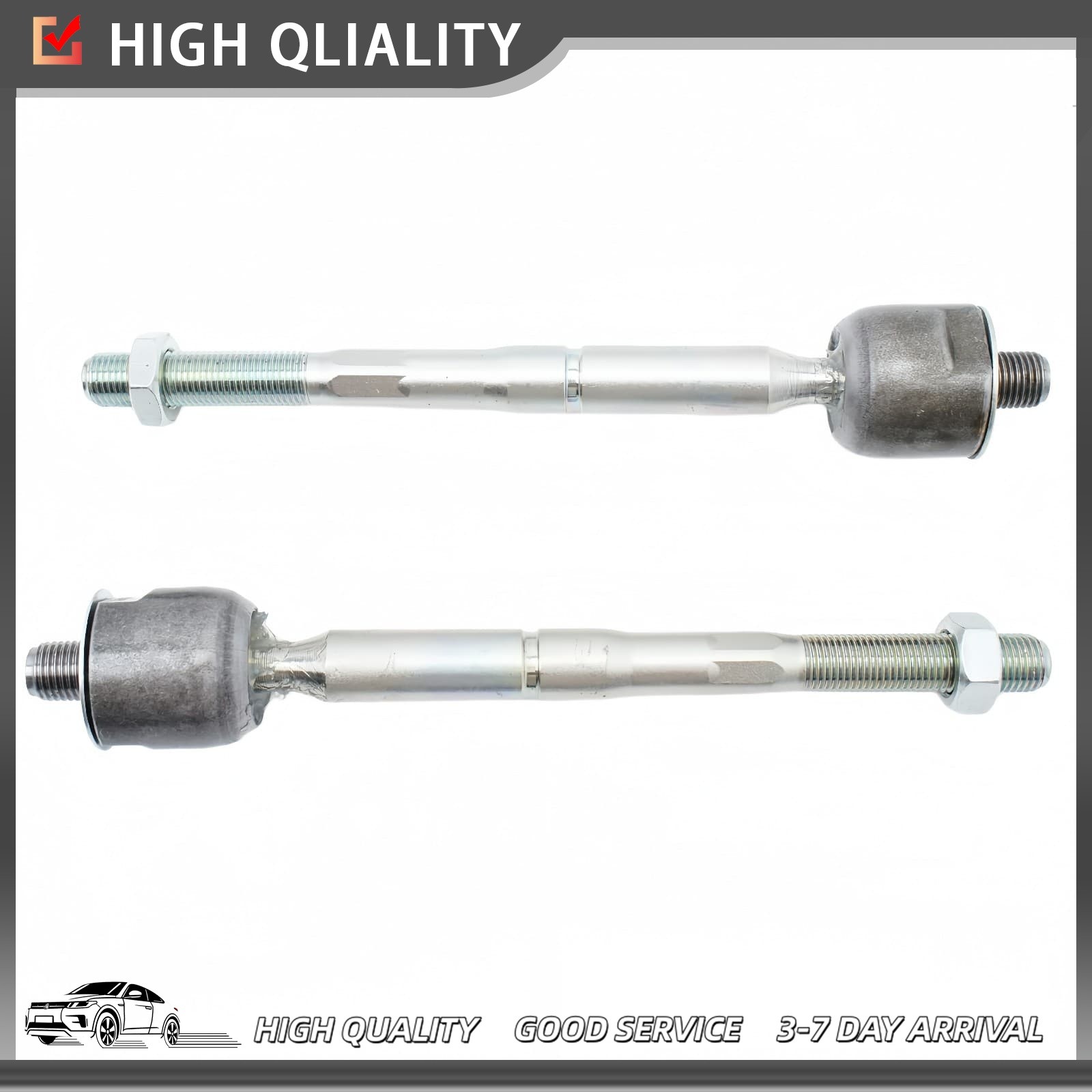 Front Inner & Outer Tie Rod End w/Boots For 93-98 Toyota Supra Lexus SC300 SC400
