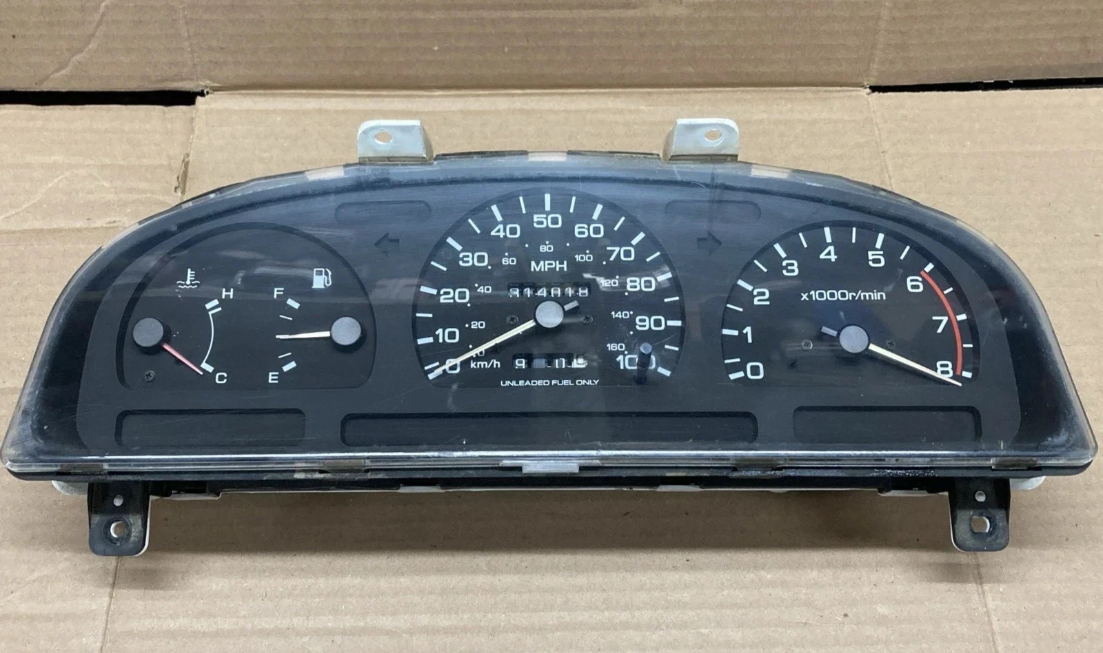1994-1997 Nissan Pickup Speedometer Tachometer Instrument Cluster Head OEM Clean