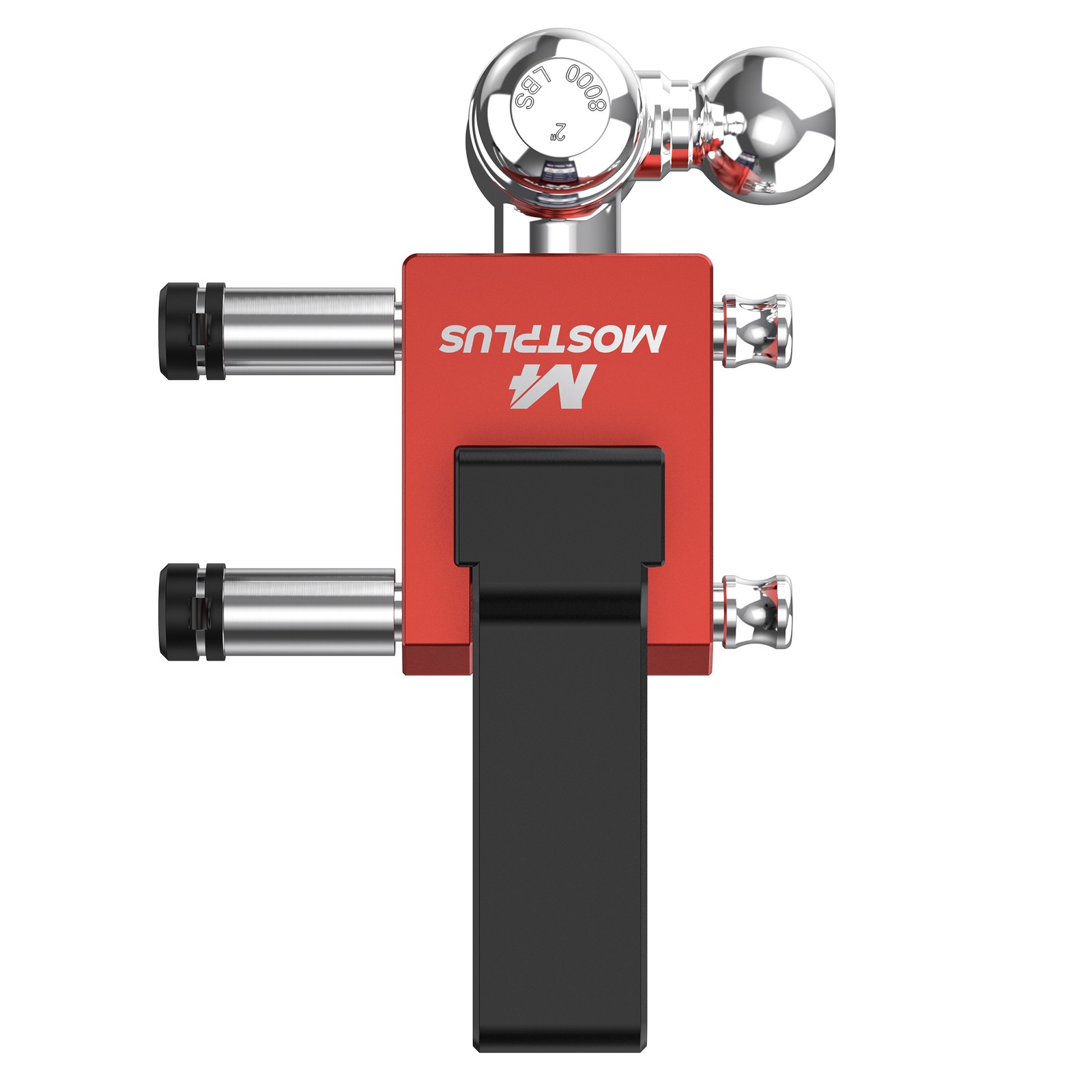 2″ Receiver 6″ Drop Adjustable Trailer Tow Hitch Tri-Balls Capacity 12500lbs