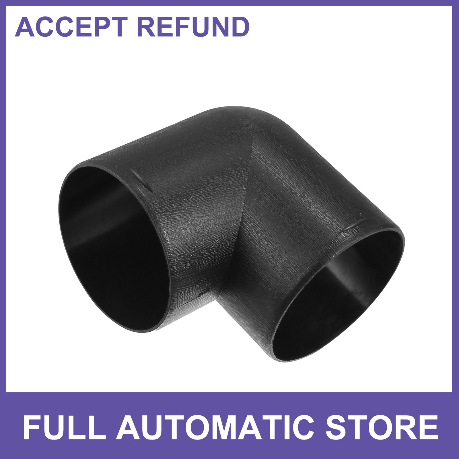 Single Heater Air Ducting Pipe Elbow Outlet Connector 3.54” 90mm OD Universal
