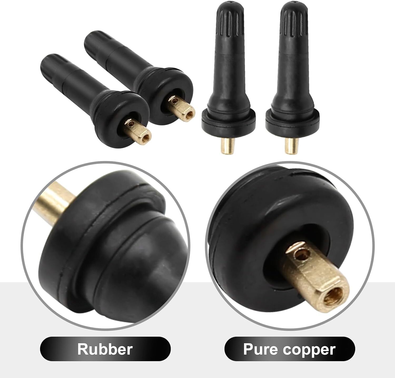 50/100/200/500 TPMS Valve Stem Rubber Rebuild Kit for Tire Pressure Sensor 20008