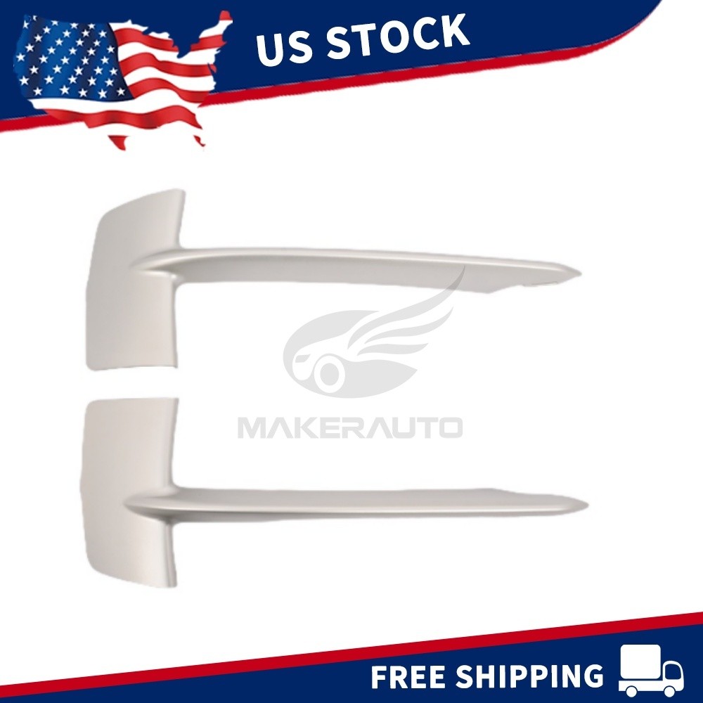 1Pair Front Bumper Grille Trim Chrome For BMW X5 F15 2014 – 2017