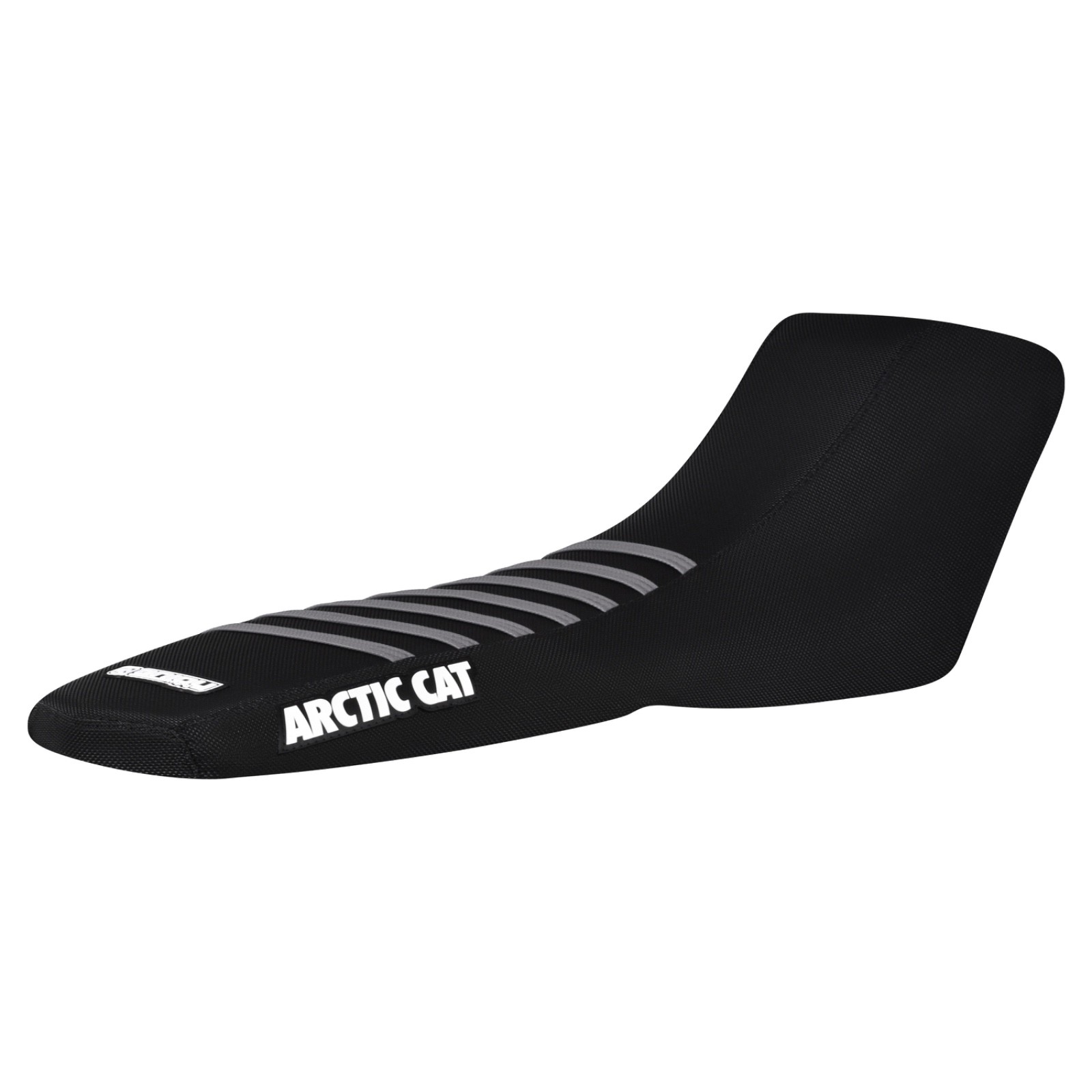 Arctic Cat DVX 400 Seat Cover 2004 – 2008 BLACK / GREY Ribs BY Enjoy Mfg #253