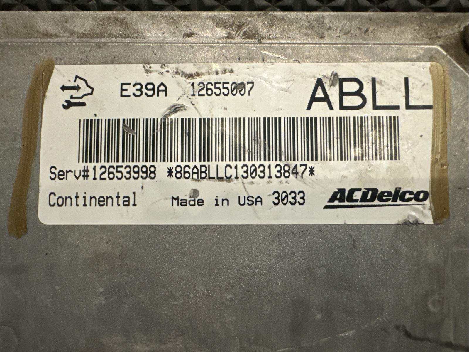2013 Cadillac XTS 3.6L Engine Computer Control Module ECM ECU PCM PCU 12655007