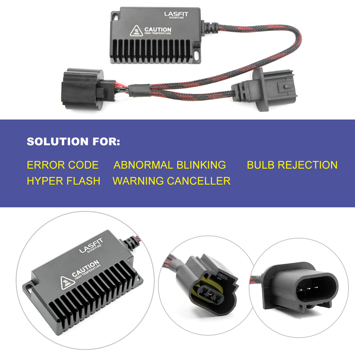 Resistor for LED Headlight Kit 9008 H13 Error Code Canceller Anti Flicker Canbus