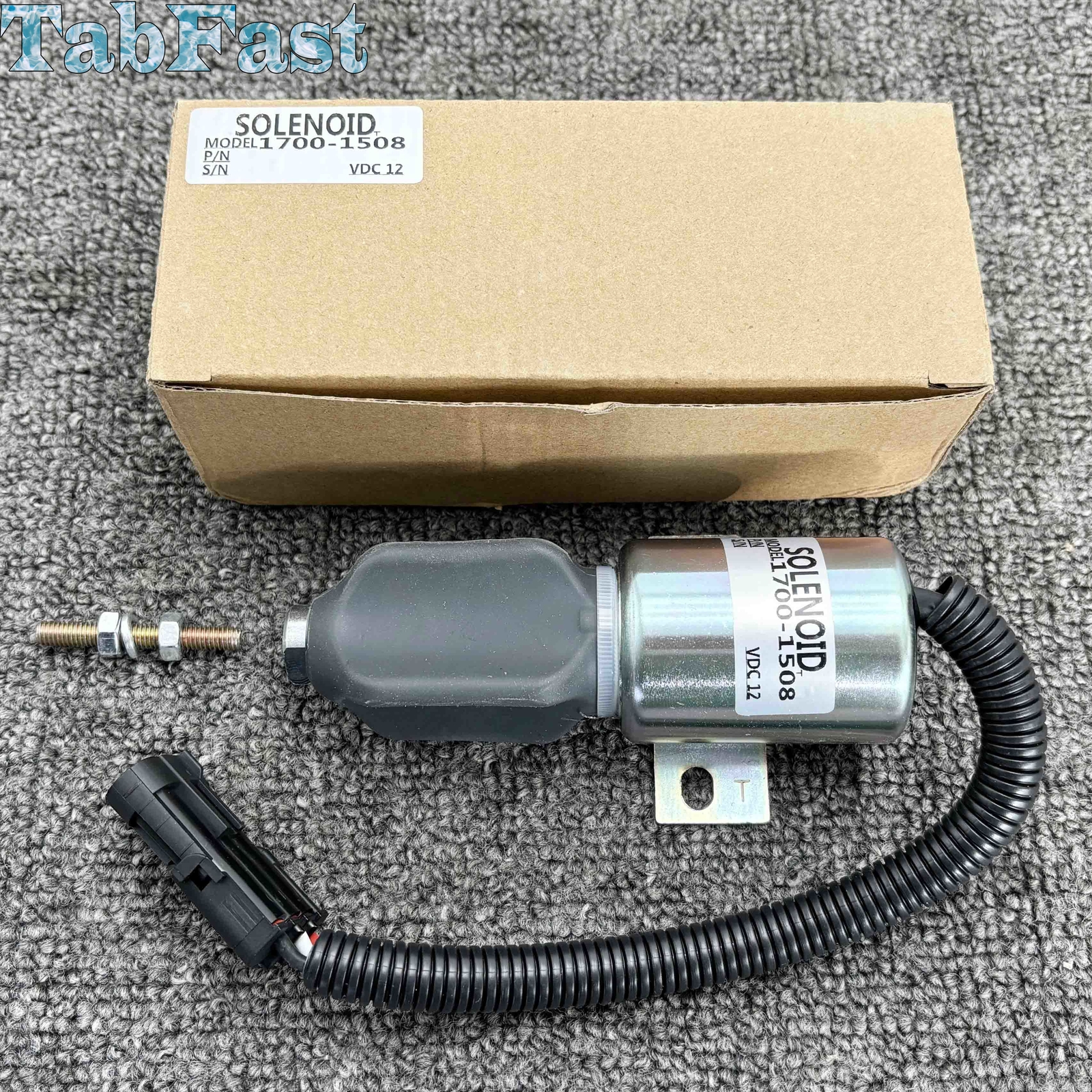 12V Fuel Shutoff Solenoid 1700-1508 1751ES-12E2UC3B1S1 for Woodward 1700 Series